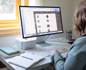 Ocreative Designer Working On Logo Ocreative Designer Working On Logo