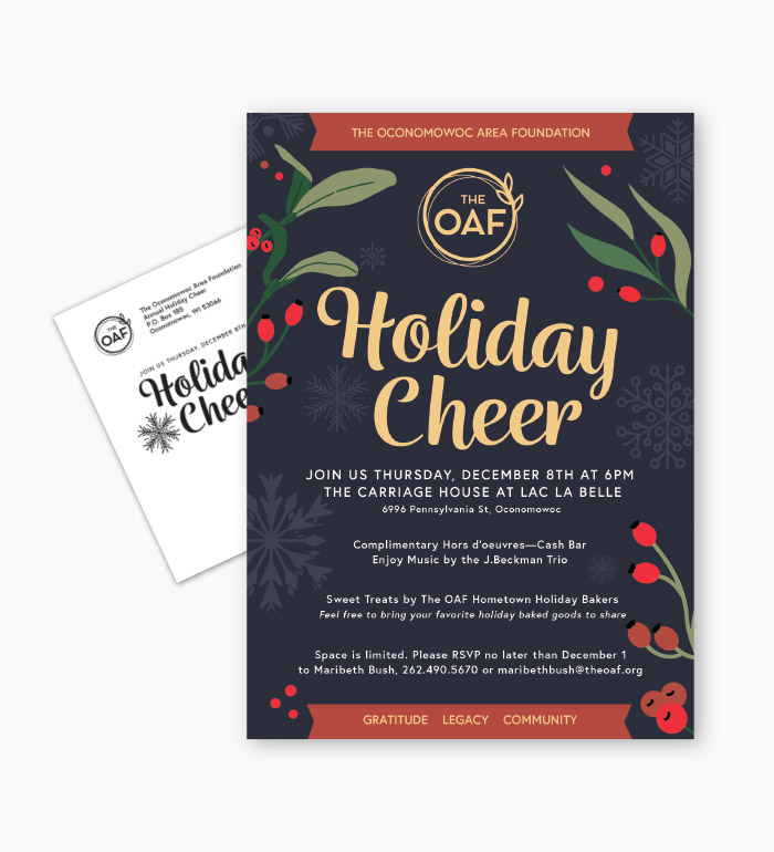 Oaf Holiday Cheer Flyer Oaf Holiday Cheer Flyer