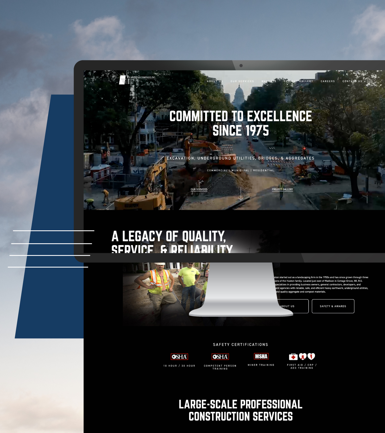 Custom Web Design Project For Rg Huston Custom Web Design Project For Rg Huston