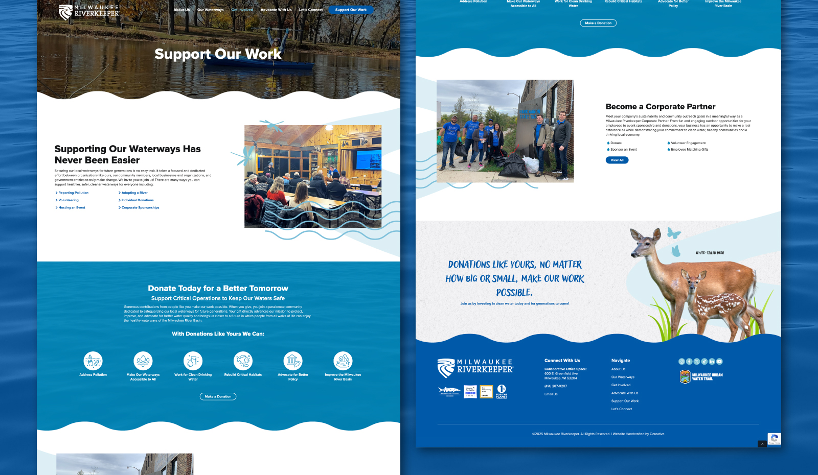 Supporting Our Work Page On Milwaukee Riverkeeper Website Supporting Our Work Page On Milwaukee Riverkeeper Website