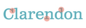 Clarendon Typeface