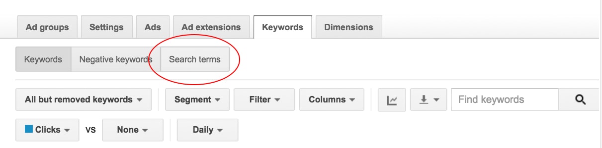 Search Terms