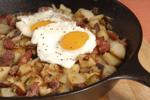 Corned Beef Hash And Egg Breakfast