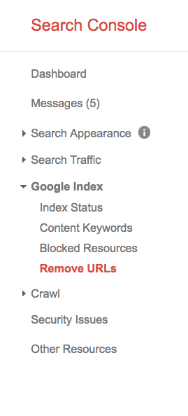 Google-Index-Remove-Urls Removed Urls Google Search Console